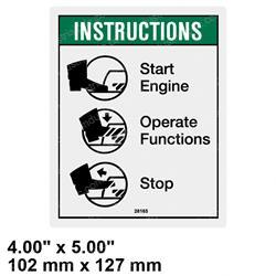 Picture of Decal - Notice Footswitch