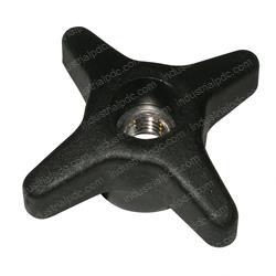 Picture of Knob 2d 4ear .73l M8x1.25 Thru