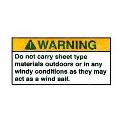 Picture of Decal - Warning Wind