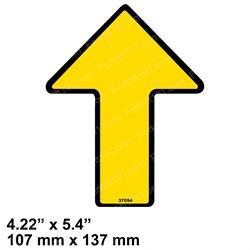 gn37054 DECAL - ARROW YELLOW