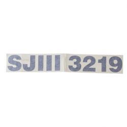 SKYJACK 129783 LABEL SJIII 3219 E MODELS