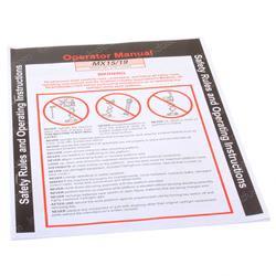 Picture of User Manual Mx15/19