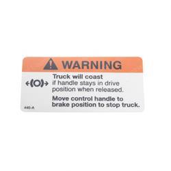 CROWN CR069446 LABEL COAST WARNING