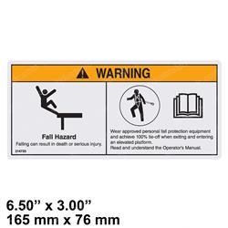 Picture of Decal-Warning-Fall Hazard-Av