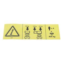 Picture of Decal-Notice-Max Cap Gs3369