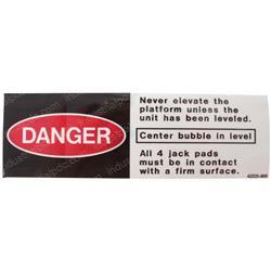 Picture of Decal - Danger Leveling