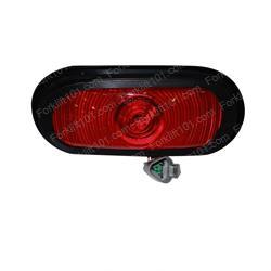 syrs5000wc-r STROBE HEAD - RED - OVAL 6.5 IN - - DEUTSCH CONNECTORS