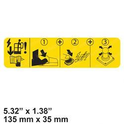 Picture of Decal - Operator Instructions