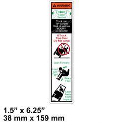 YALE 1330917 DECAL - OPERATOR RESTRAINT