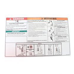 Picture of Decal-Warning/Instruction Dom