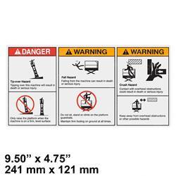 Picture of Decal,danger/Warning Combo,