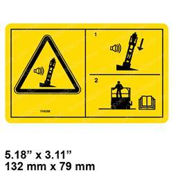 Picture of Decal - Tilt Alarm