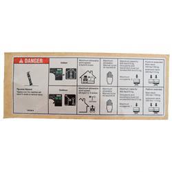 Picture of Decal, Danger, Max Capacity