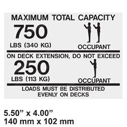 Picture of Decal - Capacity W/ Extension