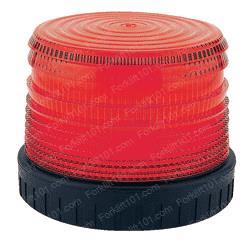 sy975000-r STROBE ML975 - 12-48V - RED - PERM MOUNT - LOW PROFILE - - RUBBER BASE - CLASS I - 10 JOULE - 80 DOUBLE FPM