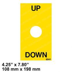 Picture of Decal - Up-Down