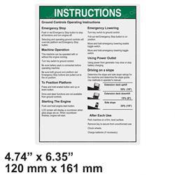 Picture of Decal - Grnd Ops Instr Gs69be