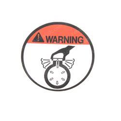 Picture of Decal - Engine Radiator Warning