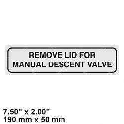Picture of Decal - Remove Lid