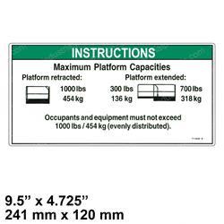 Picture of Decal-Notice-Max Cap-Gs3369
