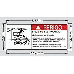 Picture of Decal - Elect Hazard (por)