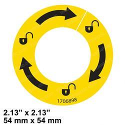 Picture of Decal Ems With Arrow