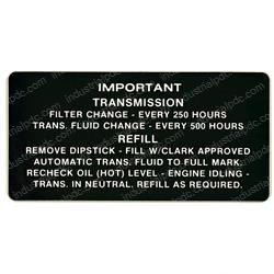 Picture of Decal - Transmission