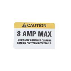 Picture of Decal 8 Amp Max.