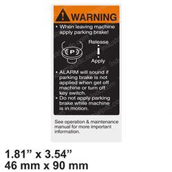 Picture of Decal - Warning Park