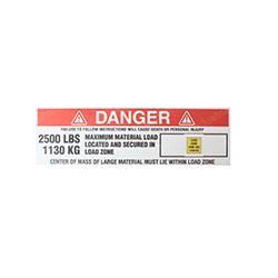 Picture of Decal - Warning Load Zone