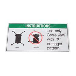 Picture of Decal Notice-Footprint