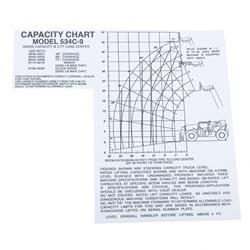 Picture of Decal - Cap Chart