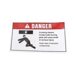 Picture of Decal Danger Crushing Hazard