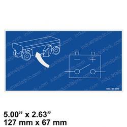 Picture of Decal - Battery Compartment