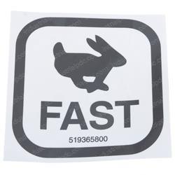 Picture of Decal - Fast