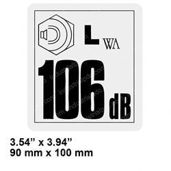 Picture of Decal - 106db