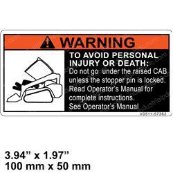 Picture of Decal - Warning Avoid Injury
