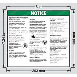 Picture of Decal - Oper Inst Platform