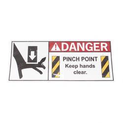 Picture of Danger Pinch Point Decal