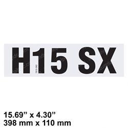 Picture of Decal - Model H15sx