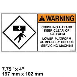 Picture of Decal - Warning
