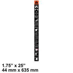 Picture of Decal - Warning Label