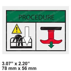 Picture of Decal  - Lower Procedure