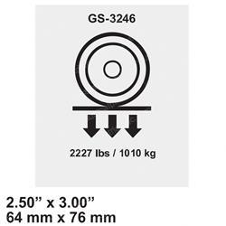 Picture of Decal - Wheel Load 2227lbs