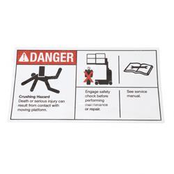 Picture of Decal - Crush Hazarduse Safety