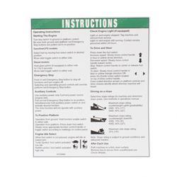 Picture of Decal - Notice Oper Instuctions