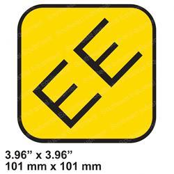 CROWN CR069093 DECAL - EE RATED