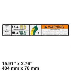 Picture of Decal - Warning Dual Cap.