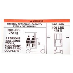 Picture of Decal - Ibc Max 600lbs272kg