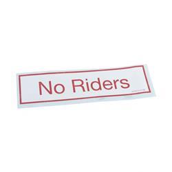 Picture of Decal No Riders